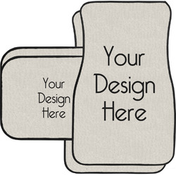 Car Floor Mats Set - 2 Front & 2 Back