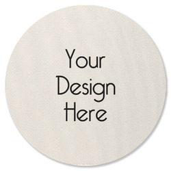 Round Rubber Backed Coaster - Single