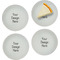 Glass Appetizer / Dessert Plates 8" - Set of 4