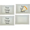 Glass Rectangular Appetizer / Dessert Plate - Set of 4