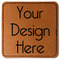 Faux Leather Iron On Patches - Square