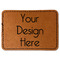 Faux Leather Iron On Patches - Rectangle