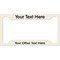 License Plate Frames - Style A