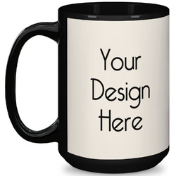 15 oz Coffee Mug - Black