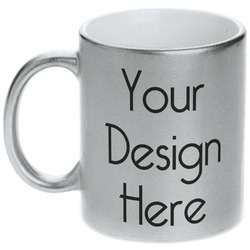 Metallic Silver Mug
