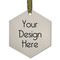 Flat Glass Ornaments - Hexagon