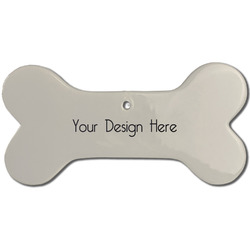 Ceramic Dog Ornament - Single-Sided
