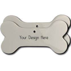 Ceramic Dog Ornament - Double-Sided