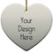 Heart Ceramic Ornaments