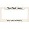 License Plate Frames - Style B