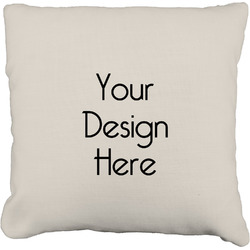 Faux-Linen Throw Pillow 18"