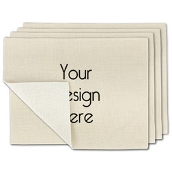 Single-Sided Linen Placemats - Set of 4