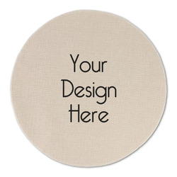 Round Linen Placemat - Single-Sided - Single