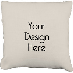 Faux-Linen Throw Pillow