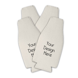 Zipper Bottle Coolers - Set of 4
