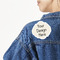 Twill Iron On Patches - Custom Shape - Large