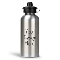 Water Bottle - Aluminum - 20 oz - Silver