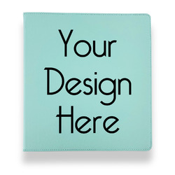 Leather Binder - 1" - Teal
