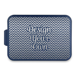 Aluminum Baking Pan with Navy Lid