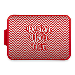Aluminum Baking Pan with Red Lid