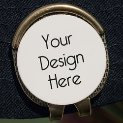 Golf Ball Marker - Hat Clip - Gold
