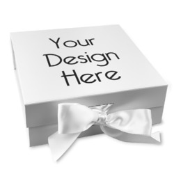 Gift Box with Magnetic Lid - White