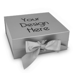 Gift Box with Magnetic Lid - Silver