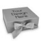 Gift Boxes with Magnetic Lid - Silver