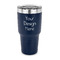 30 oz Stainless Steel Tumblers - Navy - Single-Sided