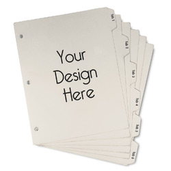 Binder Tab Dividers - Set of 6