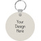 Round Plastic Keychains