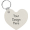 Heart Plastic Keychains