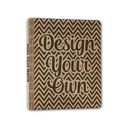 Wood 3-Ring Binder - 1" Half-Letter Size