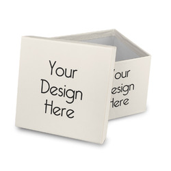 Gift Box with Lid - Canvas Wrapped