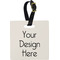 Plastic Luggage Tags - Square