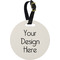 Plastic Luggage Tags - Round