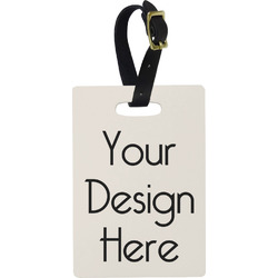 Design Your Own Plastic Luggage Tag - Rectangular