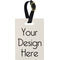 Plastic Luggage Tags - Rectangular