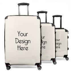 3-Piece Luggage Set - 20" Carry On - 24" Medium Checked - 28" Large Checked