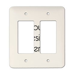 Rocker Style Light Switch Cover - Two Switch