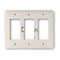 Rocker Style Light Switch Covers - Three Switch