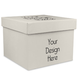 Gift Box with Lid - Canvas Wrapped - XX-Large
