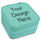 Travel Jewelry Boxes - Teal Leather