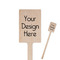 6.25" Rectangle Wooden Stir Sticks - Single-Sided