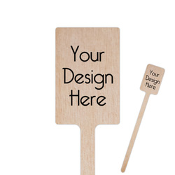6.25" Rectangle Wooden Stir Sticks - Double-Sided