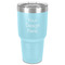 30 oz Stainless Steel Tumblers - Teal - Single-Sided