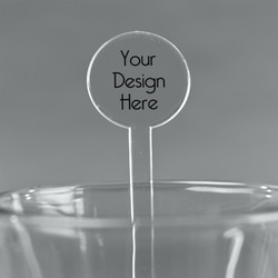 5.5" Round Plastic Stir Sticks - Clear