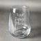 Stemless Wine Glasses - Laser Engraved - Single