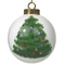 Ceramic Christmas Ornament Christmas Tree (Back View)