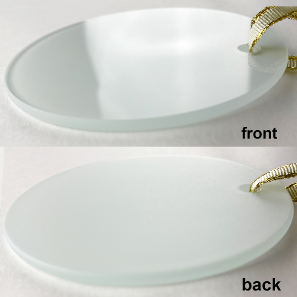 Frosted Glass Ornament Detail